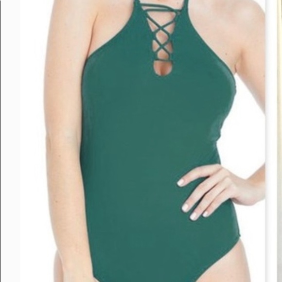 Leilani Other - Leilani Swimwear - Woman’s Push-Up Bra - One-Piece - Olive Green - Size: 10